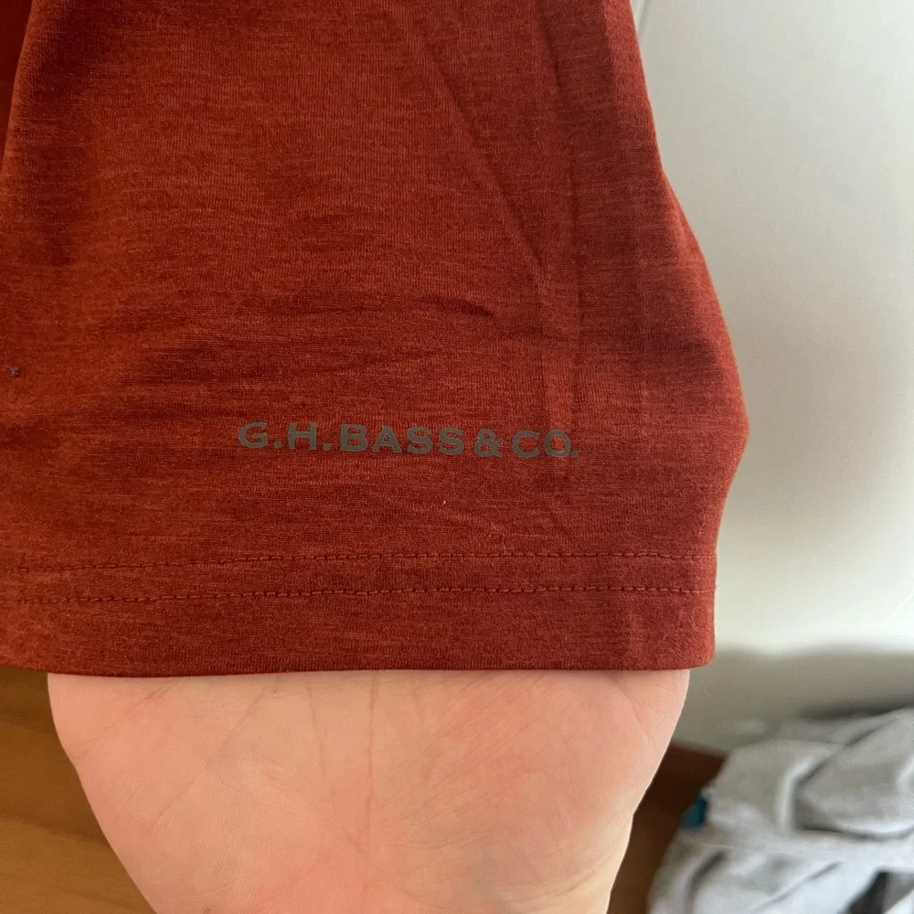 G.H. Bass & Co. Burgundy Polo Shirt - Picture 3 of 4